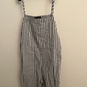 Striped pant overalls